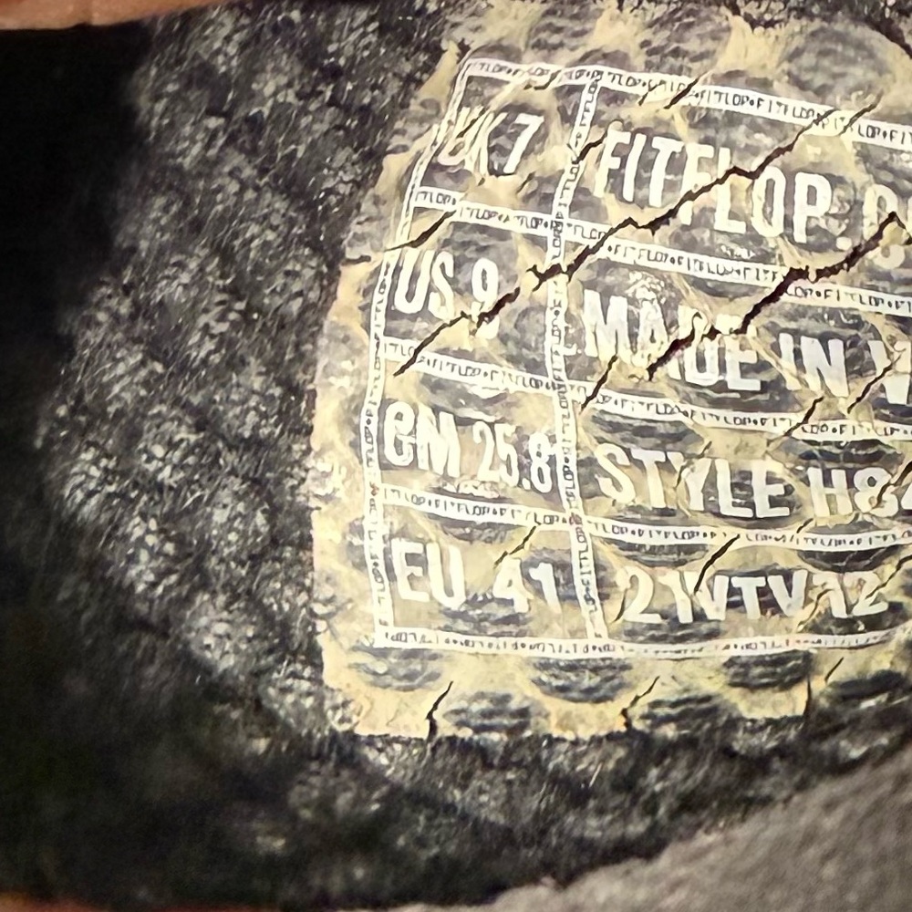 Fitflop Black Women's Thong Sandals - Picture 7 of 7
